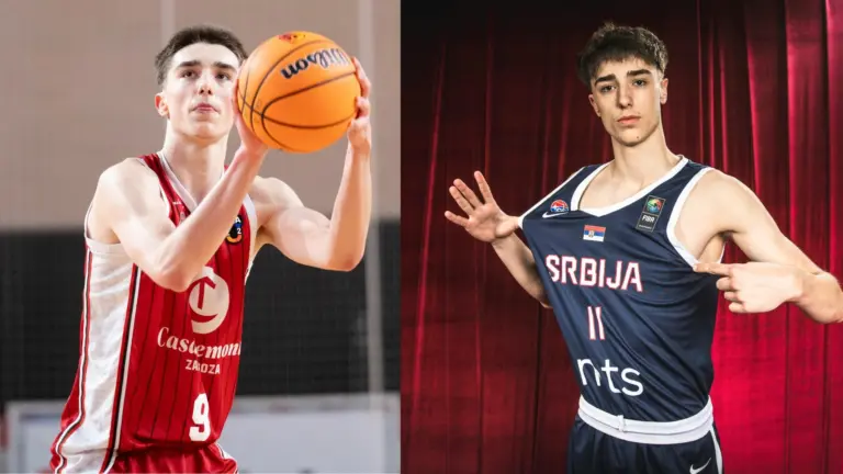 Matija Lukic, perla del Casademont Zaragoza, convocado con solo 16 años por la selección absoluta de Serbia