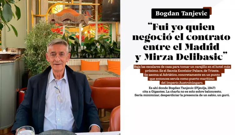 Entrevista con Bogdan Tanjevic: «Yo negocié el contrato de Delibasic con el Real Madrid»