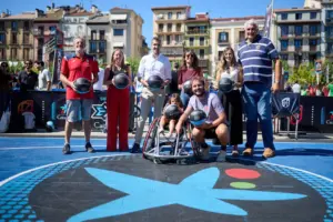 Pamplona vive el baloncesto más divertido con el regreso récord del ‘Circuito 3×3 CaixaBank’