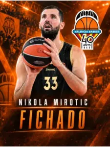 Nikola Mirotic llega al Valencia Basket
