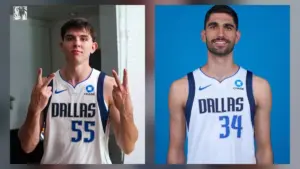 Santi Aldama y Sergio De Larrea en el Media Day de los Mavs: Nueva etapa, amistad entre ambos, Kyrie…