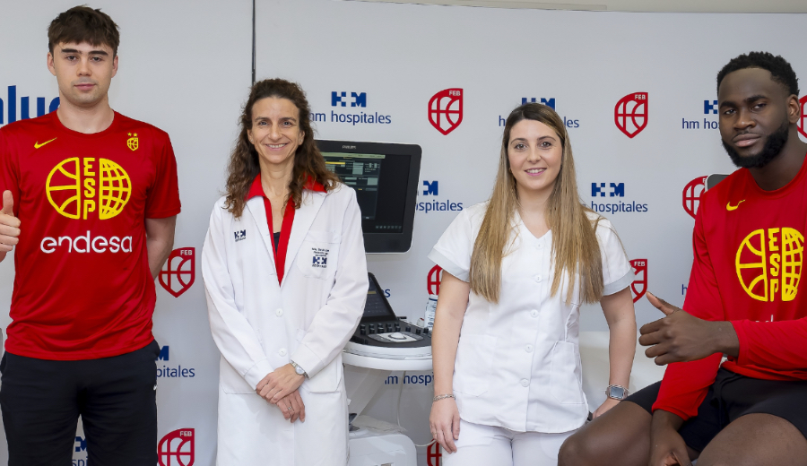 Los jugadores de la Selección Española Masculina de Baloncesto superan con éxito el reconocimiento médico en HM Hospitales