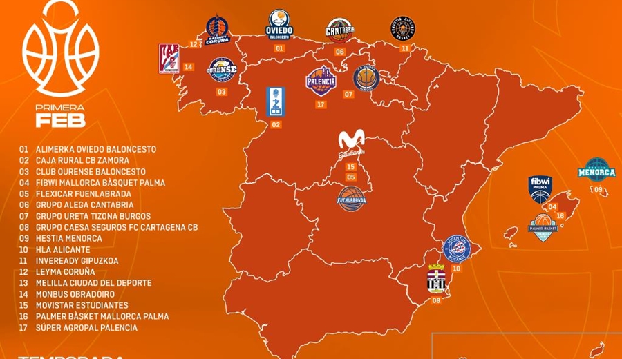 La Primera FEB 25/26 contará con solo 17 equipos sin el Baloncesto Sevilla