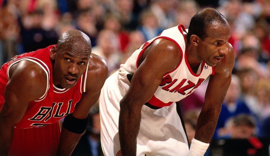 Michael Jordan Clyde Drexler