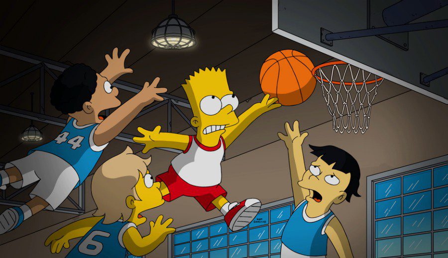 Simpsons baloncesto