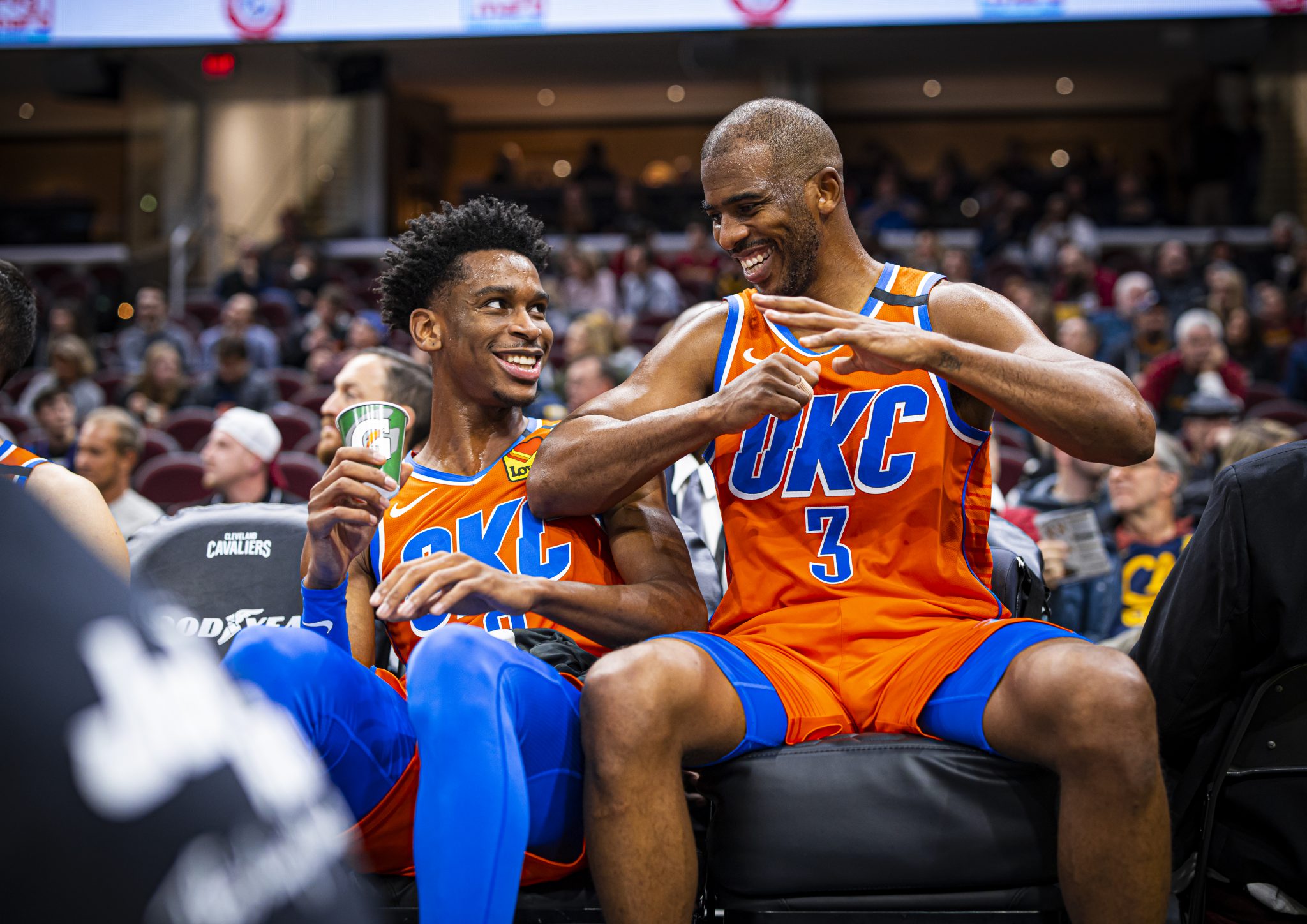 Shai Gilgeous-Alexander y Chris Paul