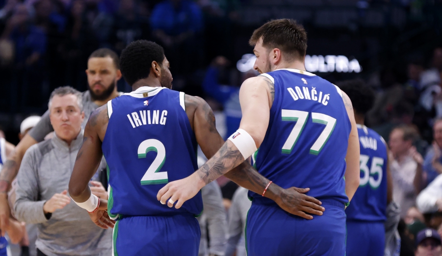 Luka Doncic y Kyrie Irving