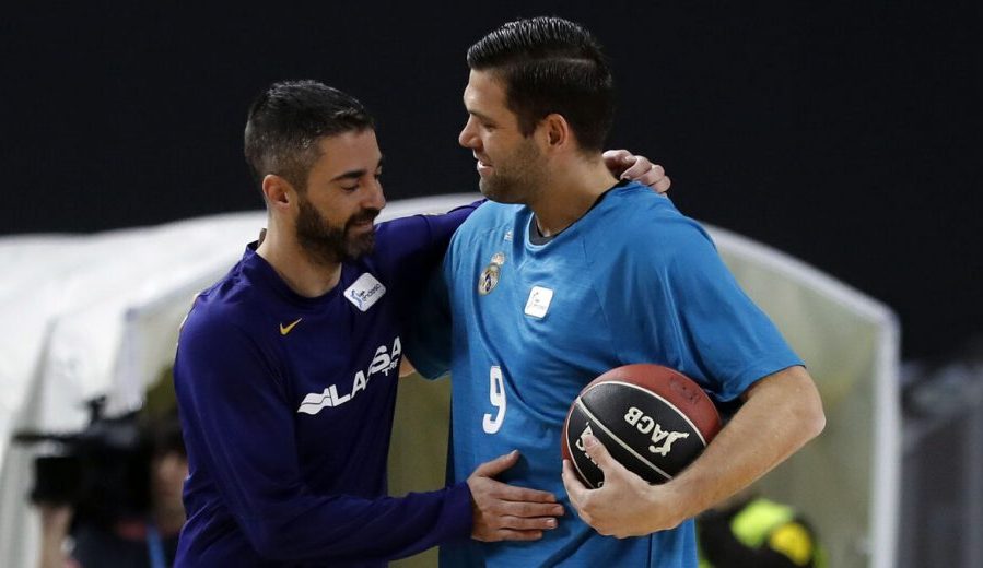 Juan Carlos Navarro y Felipe Reyes, dos de los jugadores con más puntos en la ACB