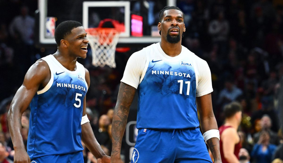 Naz Reid Anthony Edwards Minnesota Timberwolves