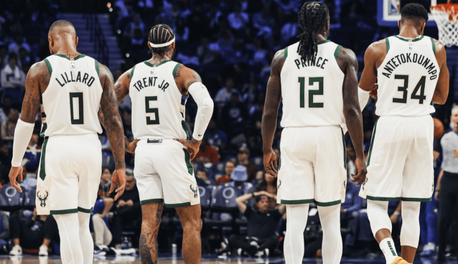 Milwaukee Bucks Giannis Antetokounmpo Damian Lillard