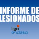 Informe de lesionados de Liga Endesa: Bajas, dudas y ausencias de la jornada