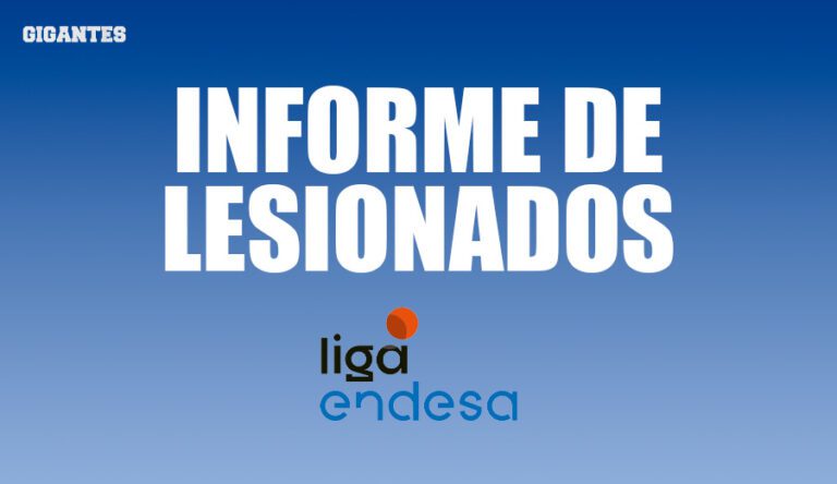 Informe de lesionados de Liga Endesa: Bajas, dudas y ausencias de la jornada