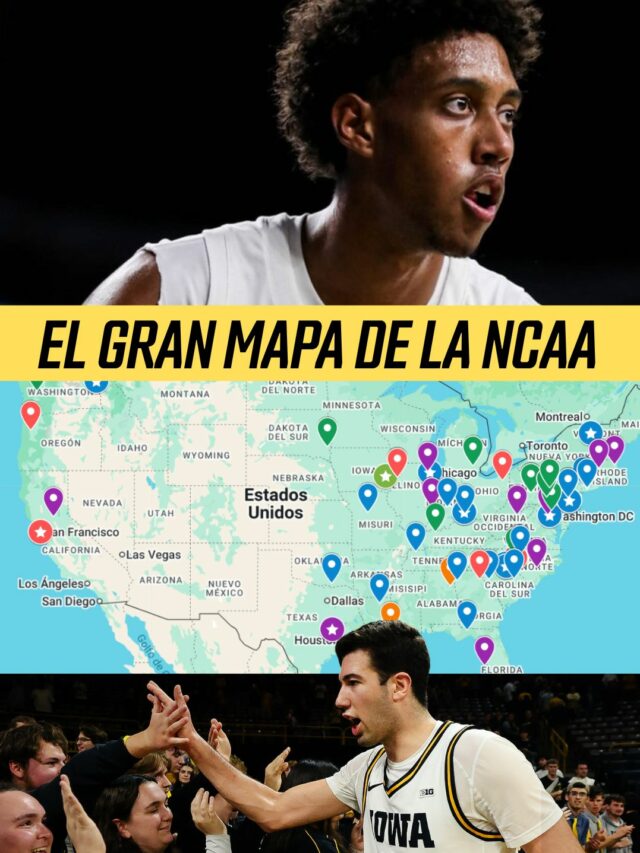 El gran mapa NCAA