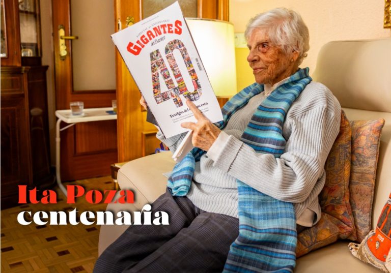 Ita Poza: centenaria. La historia de una pionera de los banquillos a sus 100 años