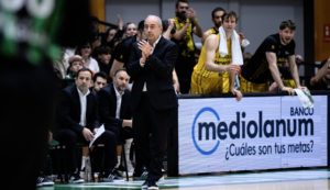 Las palabras de Txus Vidorreta tras la derrota frente al Joventut Badalona