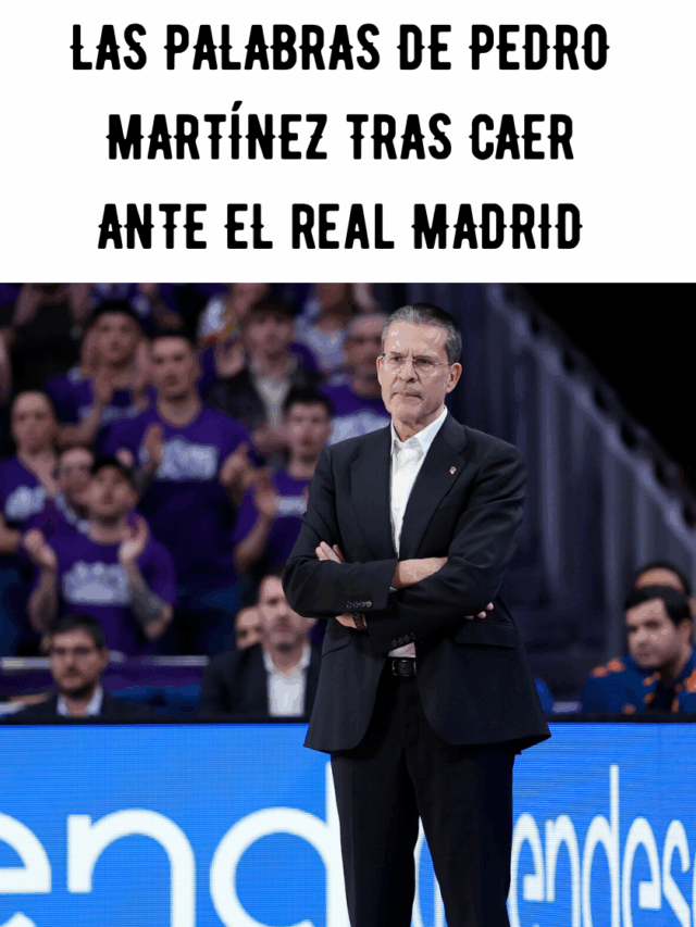 Las palabras de Pedro Martínez tras la derrota ante el Real Madrid