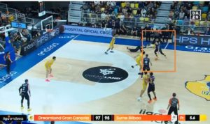 El triplazo de Jaworski que da la victoria en la prórroga al Surne Bilbao en Gran Canaria