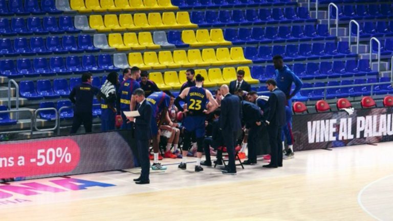 El Barça confirma que el partido ante el Hapoel Tel Aviv en el Palau será a puerta cerrada