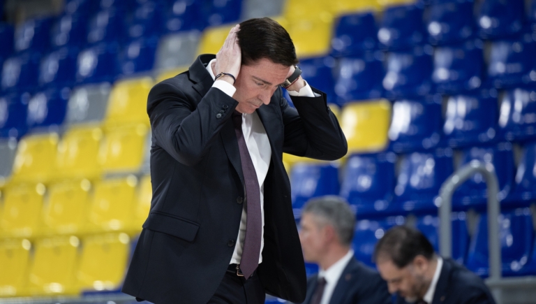 Las palabras de Xavi Pascual tras la derrota del Barça frente al Hapoel Tel Aviv