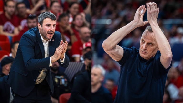 Las palabras de Carlos Cantero y Roberto Íñiguez tras acceder a semifinales de la EuroLeague Women