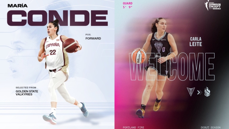La lista de jugadoras elegidas por Portland y Toronto en el Draft de Expansión: ¡María Conde a las Tempo!
