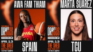 Awa Fam y Marta Suárez vivirán el Draft de la WNBA desde Nueva York