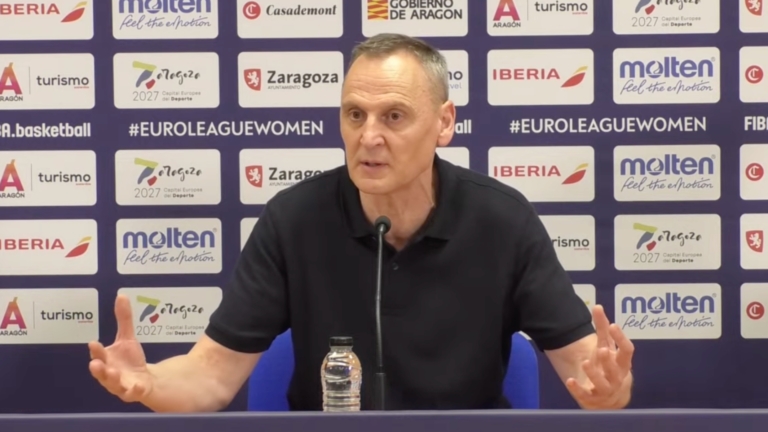 Las palabras de Roberto Íñiguez tras caer en semifinales de la EuroLeague Women