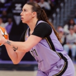 Marta Suárez durante su etapa con Golden State Valkyries en la WNBA