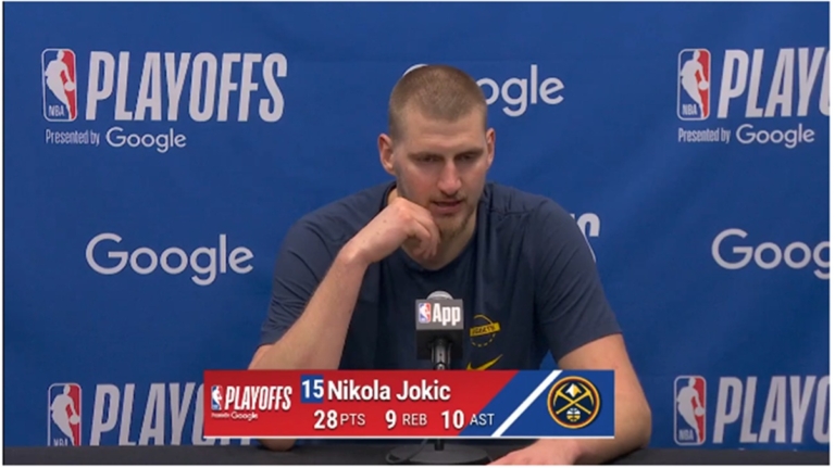 Las palabras de Jokic tras la eliminación de Denver en la primera ronda de los playoffs