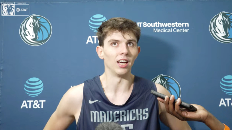 Las primeras palabras de Sergio De Larrea como jugador de los Dallas Mavericks