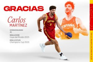Carlos Martínez se retira de la Selección 3×3